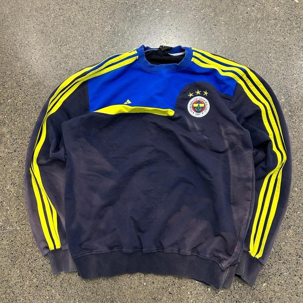 Vintage Adidas Fenerbahçe Navy Tracksuit (Size XL)